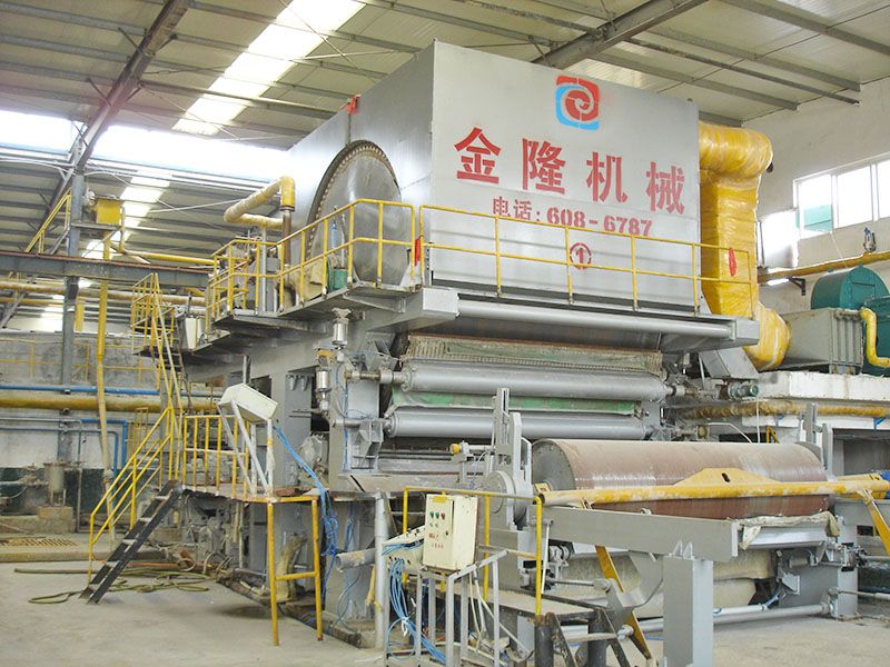 High speed tissue paper machine